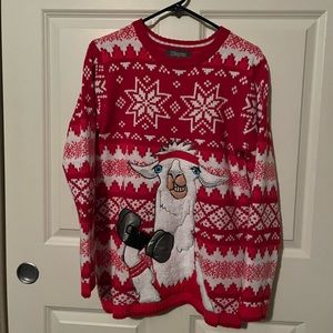 Ugly Christmas Sweater Llama Women’s M